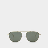 Lunettes De Soleil - Gucci - Métal - Doré/Gris