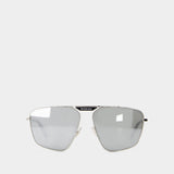Lunettes De Soleil - Balenciaga - Métal - Argenté