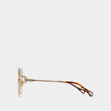 Lunettes De Soleil - Chloé - Métal - Doré/Orange