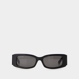 Lunettes De Soleil - Balenciaga  - Acétate - Noir