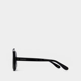 Lunettes De Soleil - Gucci - Acétate - Noir/Gris