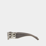 Lunettes De Soleil - Balenciaga - Acétate - Gris/Argenté