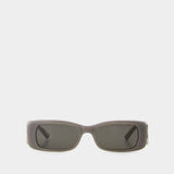 Lunettes De Soleil - Balenciaga - Acétate - Gris/Argenté