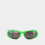 Lunettes De Soleil - Balenciaga - Acétate - Vert