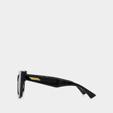 Lunettes De Soleil - Bottega Veneta - Acétate - Noir
