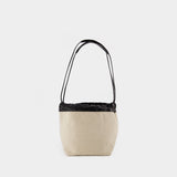 Sac à bandoulière Dumpling - Jil Sander - Cuir - Beige