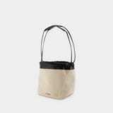 Sac à bandoulière Dumpling - Jil Sander - Cuir - Beige