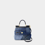 Sac À Main Sicily - Dolce&Gabbana - Coton - Bleu Denim
