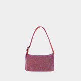 Sac Hobo Vitty Mignon - Benedetta Bruzziches - Strass - Rose
