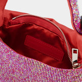 Sac Hobo Vitty Mignon - Benedetta Bruzziches - Strass - Rose