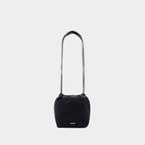 Sac Porté Épaule Dumpling - Jil Sander - Cuir - Noir