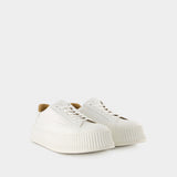 Sneakers - Jil Sander - Cuir - Blanc