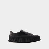 Sneakers - Jil Sander - Cuir - Noir