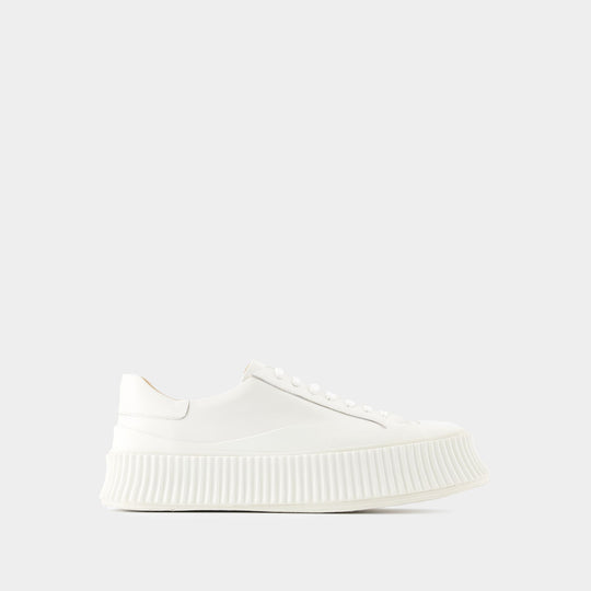 Sneakers - Jil Sander - Cuir - Beige