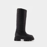 Bottines Tall Puffer en Poly Noir
