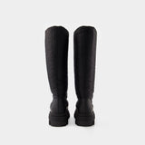 Bottines Tall Puffer en Poly Noir