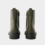 Bottes Gomma Pesante - Tod's - Cuir - Kaki