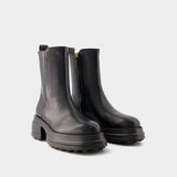 Bottes Gomma Tronchetto - Tod's - Cuir - Noir