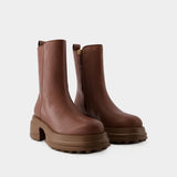 Bottes Gomma Tronchetto - Tod's - Cuir - Marron