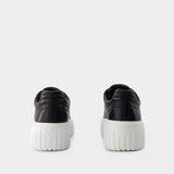 Sneakers H-Stripes Allacciato - Hogan - Cuir - Noir