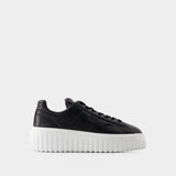 Sneakers H-Stripes Allacciato - Hogan - Cuir - Noir