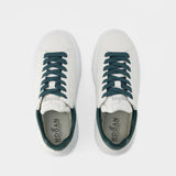 Sneakers H-Stripes Allacciato - Hogan - Cuir - Blanc