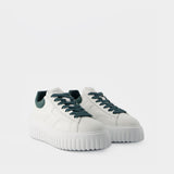 Sneakers H-Stripes Allacciato - Hogan - Cuir - Blanc