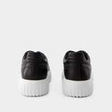 Sneakers H-Stripes Allacciato - Hogan - Cuir - Noir