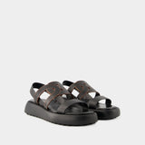 Sandales Gomma Catena - Tod's - Cuir - Noir