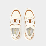 Sneakers Sport Run - Tod's - Toile - Beige