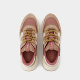 Baskets H585 Allacciato H Onda en Daim Multicolore