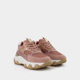 Baskets Hyperactive Allacciato en Cuir Rose