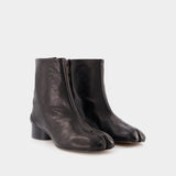 Boots Tabi H30 en Cuir de Veau Vintage Noir