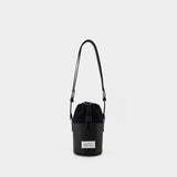 Sac Hobo 5Ac Mini - Maison Margiela - Cuir - Noir