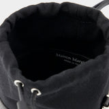 Sac Hobo 5Ac Mini - Maison Margiela - Cuir - Noir