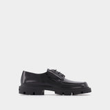 Derbies en Cuir Noir