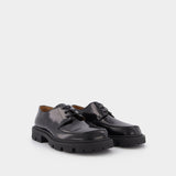 Derbies en Cuir Noir