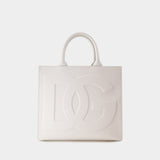 Cabas DG Daily - Dolce&Gabbana - Cuir - Blanc
