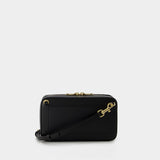 Sac À Bandoulière Dg Logo Camera - Dolce & Gabbana - Cuir - Noir