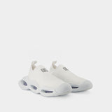 Sneakers Wave Lace Up - Dolce & Gabbana - Bianco/Argento