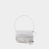 Sac Porté Épaule 1dr - Diesel - Pvc - Pailleté Argent