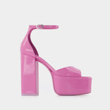 Sandales Tatiana Platforme - Paris Texas - Cuir - Flamingo