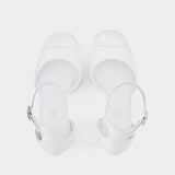 Sandales Tatiana Platforme - Paris Texas - Cuir - Blanc