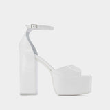Sandales Tatiana Platforme - Paris Texas - Cuir - Blanc