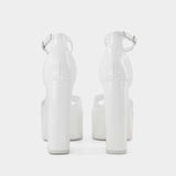 Sandales Tatiana Platforme - Paris Texas - Cuir - Blanc