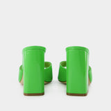 Mules Holly Anja - Paris Texas - Cuir - Kiwi