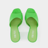 Mules Holly Anja - Paris Texas - Cuir - Kiwi