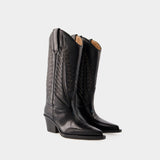 Bottes Rosario 60 - Paris Texas - Cuir - Noir