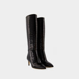Bottes Stiletto Boot 60 - Paris Texas - Cuir - Noir