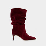 Bottes Slouchy 60 - Paris Texas - Cuir - Cabernet